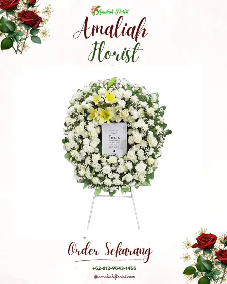 Krans Bunga Duka campaka mulya